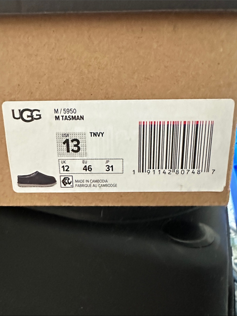 UGG Men Tasman Slip-On Clog in Navy